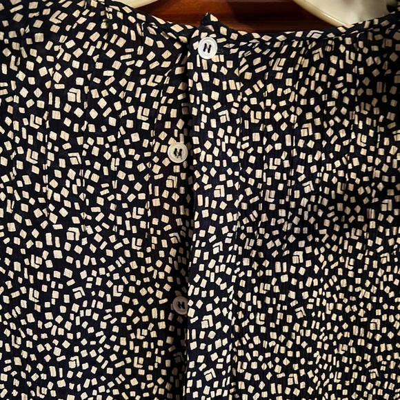 Vintage Valentino Miss V collarless long sleeve Blouse Luxe - Picture 5 of 7